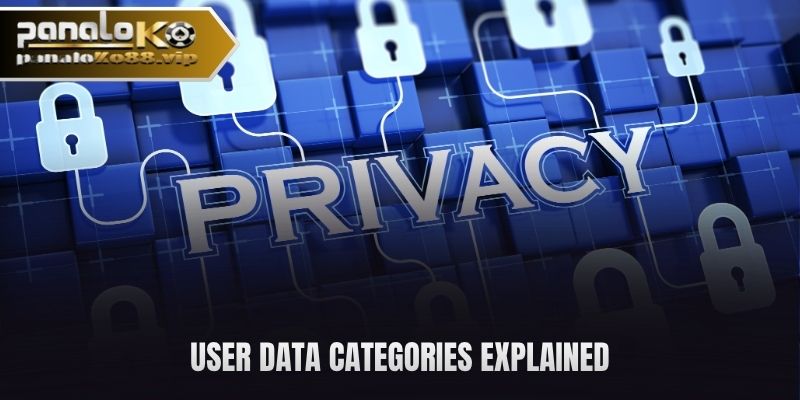 panaloko privacy policy user data categories explained