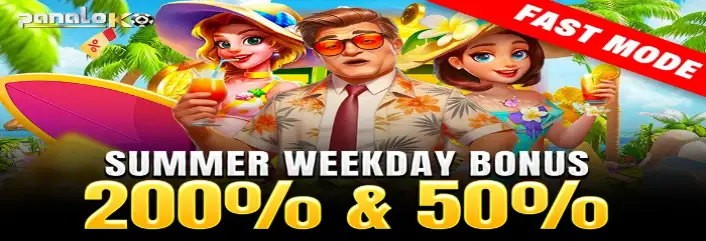 panaloko summer weekday bonus 200 and 50 banner