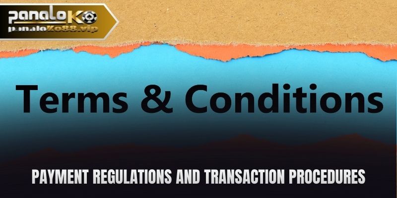 terms and conditions panaloko payment regulations and transaction procedures